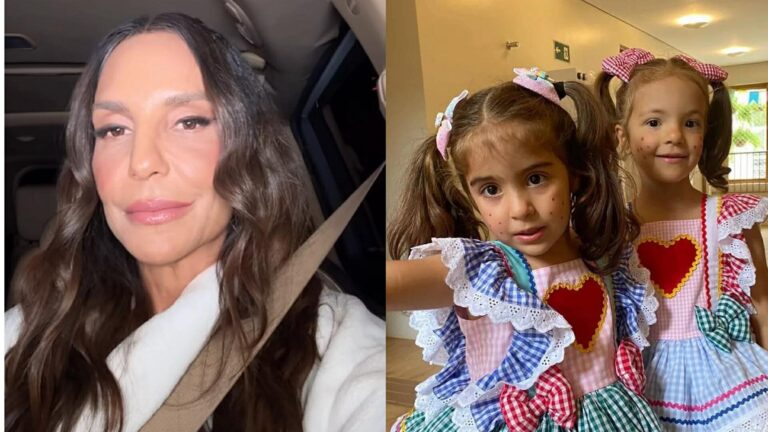 Ivete Sangalo chega em casa após alta e reação das gêmeas viraliza; veja