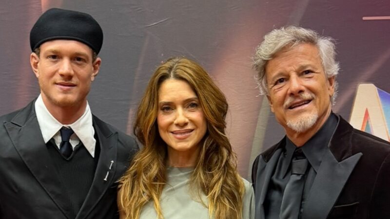 Pedro Novaes, Letícia Spiller e Marcello Novaes - Reprodução/ Instagram