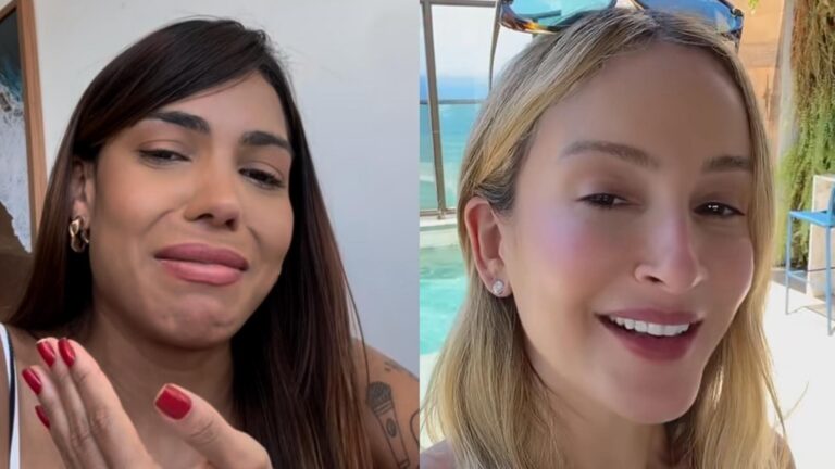 Ex-Fazenda Tays Reis chora após atitude de Claudia Leitte: ‘Sem palavras’