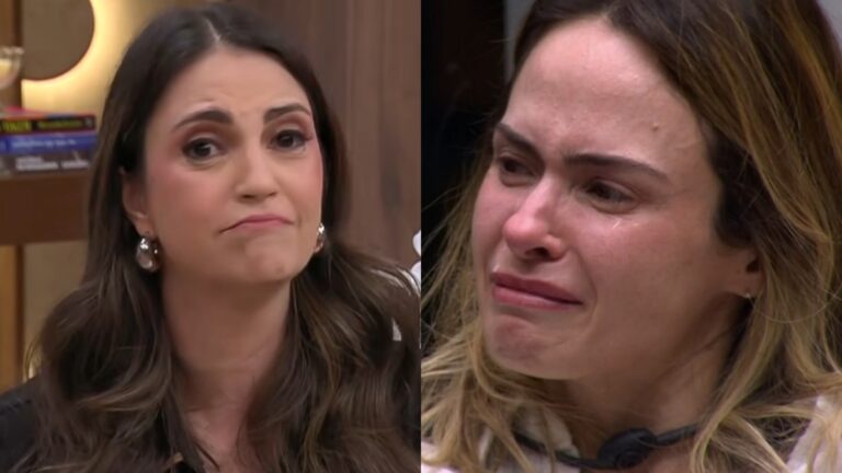 Chris Flores chora ao vivo ao falar de Ana Paula no BBB 26: ‘Por isso eu nunca…’