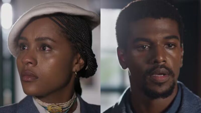Alika (Duda Santos) e Tonho (Ronald Sotto) em 'A Nobreza do Amor' - Reprodução/ Globo