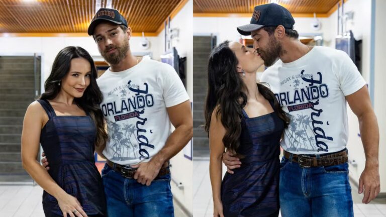‘Coração Acelerado’: Larissa Manoela celebra estreia de André Luiz Frambach na trama: ‘Orgulho’