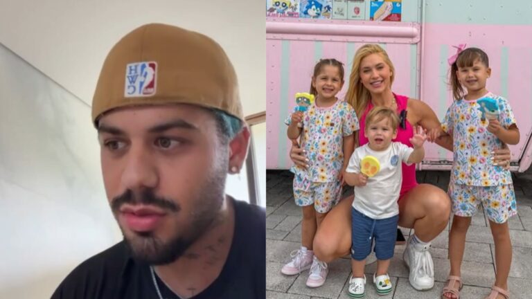 Após polêmicas, Zé Felipe expõe como funciona a guarda dos filhos com Virginia