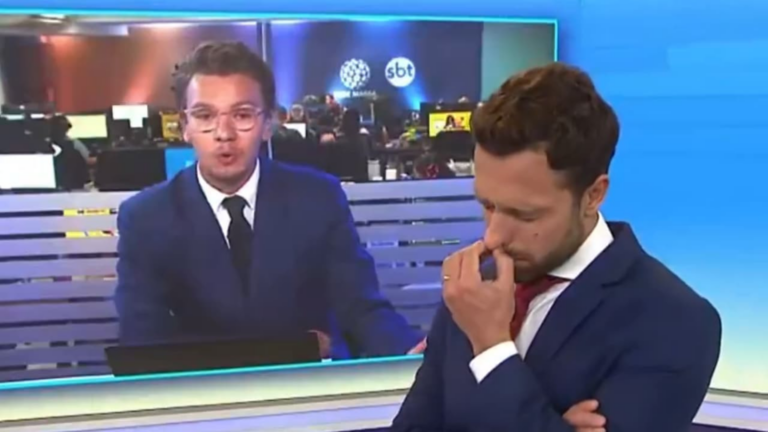 Emoção! Jornalista descobre ao vivo a morte do avô; veja o vídeo