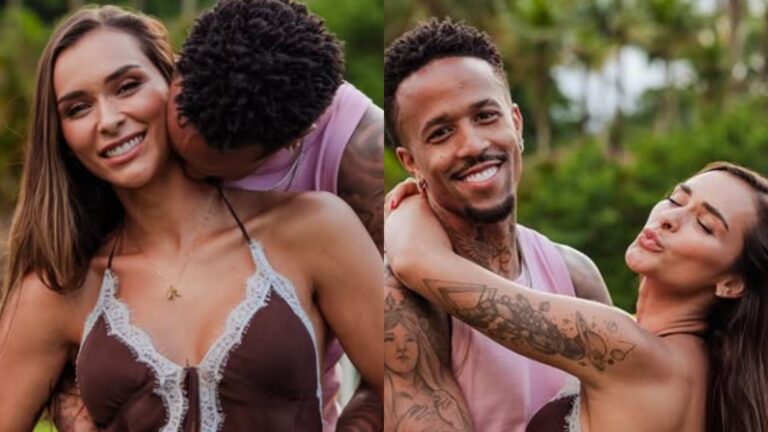 É piada? Grávida, esposa de Éder Militão abre o jogo sobre nome do bebê