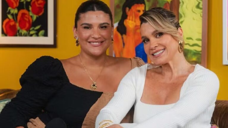 Trajes de Flávia Alessandra e sua filha são alvo de olhares em evento: ‘Depois reclama’