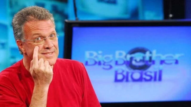 Pedro Bial como apresentador do BBB - (Reprodução: TV Globo)
