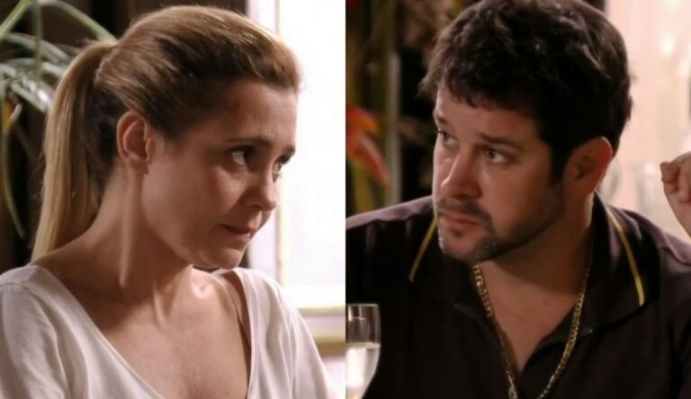 ‘Avenida Brasil’: Tufão briga feio com Carminha antes do casamento
