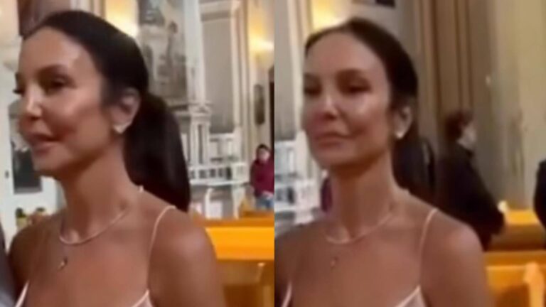 Camisola e chinelo? Look de Ivete Sangalo em casamento vira assunto: ‘Que horrível’