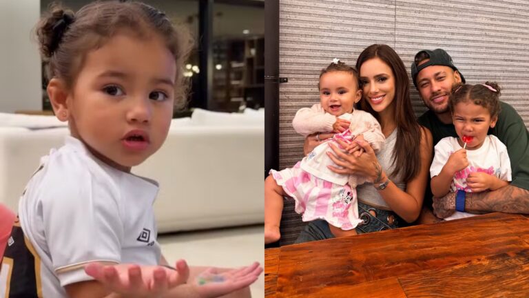 Bruna Biancardi revela ciúmes de Mavie com Neymar e diverte a web: ‘Não pode!’