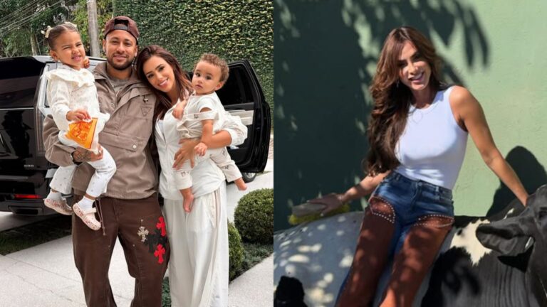 Bruna Biancardi posta foto em família com Neymar e convite de Nicole Bahls chama atenção