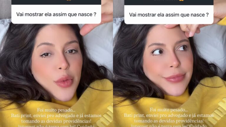 Grávida, ex-BBB Laís Caldas cogita esconder o rosto da filha por medo de ataques na web: ‘Horrorosa’