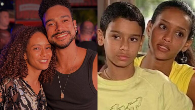Taís Araujo e Sérgio Malheiros posam juntos 22 anos após ‘Da Cor do Pecado’ e web reage: ‘Nostalgia’