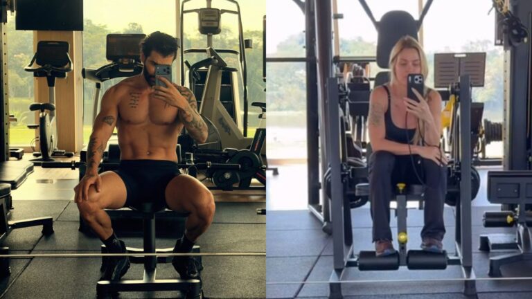 Andressa Suita reage a clique ousado de Gusttavo Lima na academia e manda recado para haters