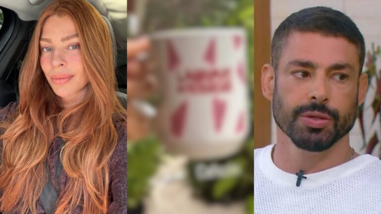 Grazi Massafera revela se mandou indireta para Cauã Reymond com frase de caneca: ‘Sofrimento dos homens’