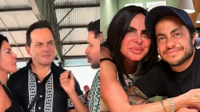 Repórter chama Thammy no feminino na frente de Gretchen e a famosa toma atitude: ‘E a sua filha?’