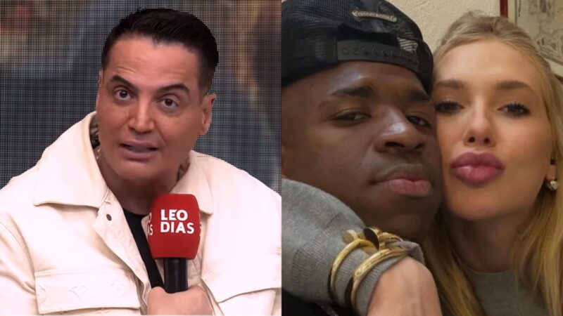 Leo Dias revela valor pago por vídeo de Virginia Fonseca e Vini Jr. pouco antes do fim do namoro: ‘Euros’