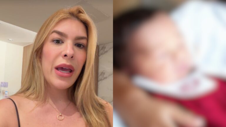 Lore Improta mostra o filho após deixar a maternidade e o rosto do bebê vira assunto: ‘Enganou’