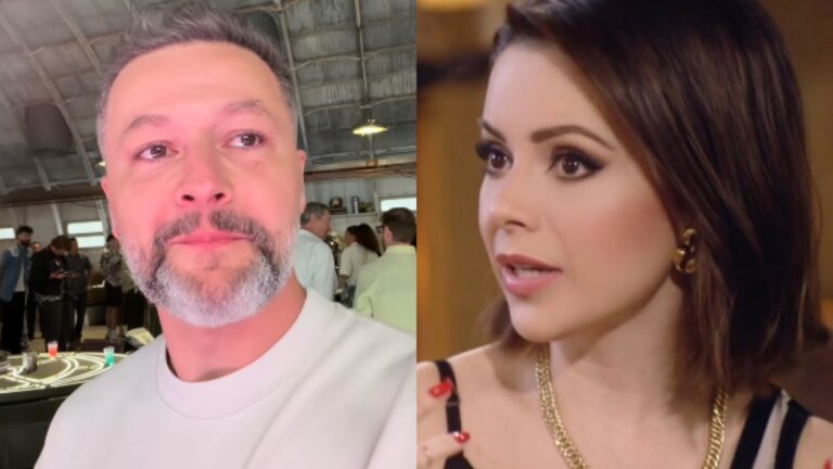 Lucas Lima posta foto do filho com Sandy e a cantora deixa mensagem: ‘Não teria saído’