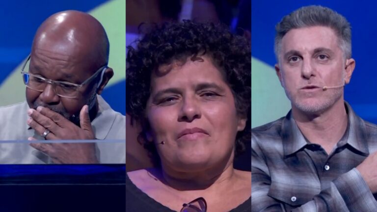 Participante do ‘Domingão’ chora ao falar de drama da esposa, Luciano Huck resolve agir e o homem ainda leva bolada