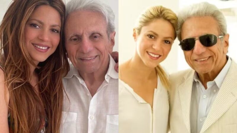 Shakira e o pai, William - Reprodução/Redes sociais