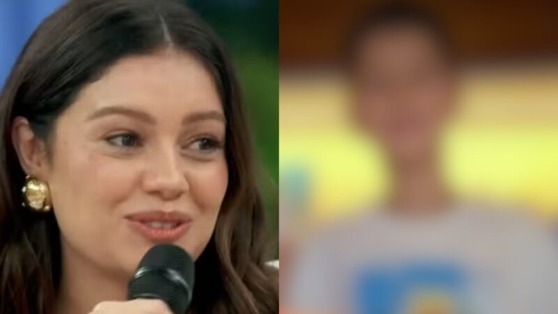 Sophie Charlotte ganha recado do filho - Reprodução/TV Globo