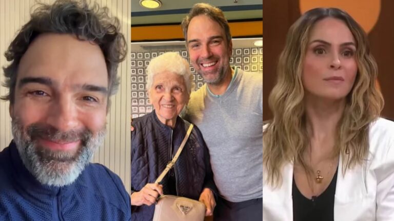 Tadeu Schmidt faz homenagem para a mãe que faleceu e recebe recado emocionante de Ana Paula