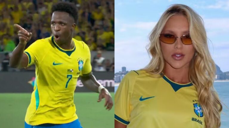 Vini Jr. surpreende com atitude após Virginia ser xingada em estádio: ‘Queria pedir’