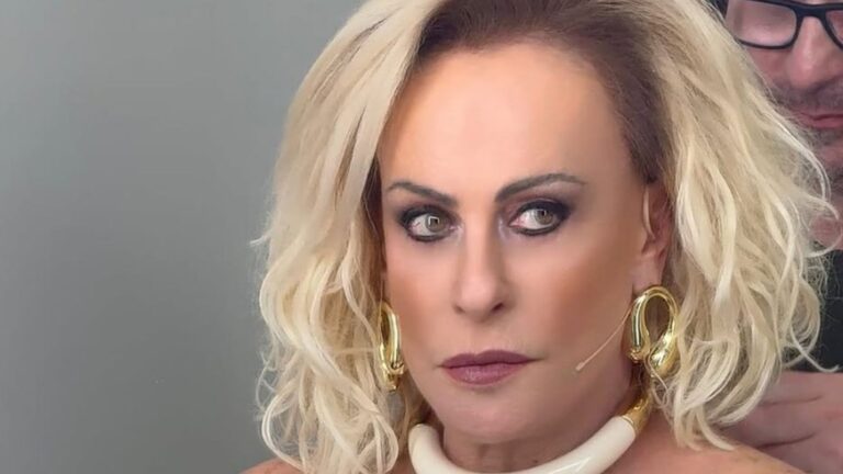 Com namorado, Ana Maria Braga é flagrada com roupa diferentona e web reage: ‘Jesus amado’
