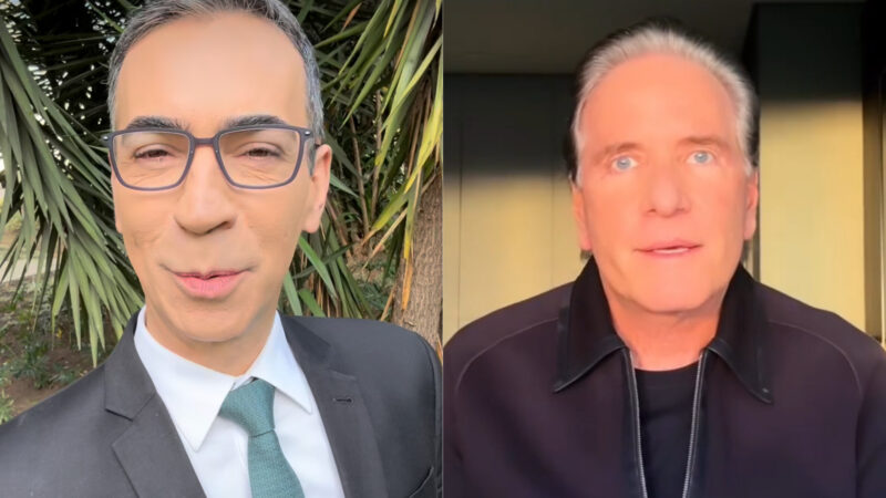 César Tralli posta foto com Roberto Justus e surpreende com recado: ‘Acordei’