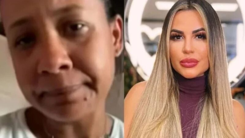 Ex-diarista Denise Bastos e Deolane Bazerra - (Reprodução: Band/Instagram)
