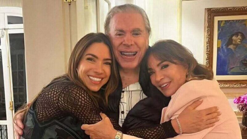 Patrícia Abravanel, Silvio Santos e Íris Abravanel - Reprodução/ Instagram