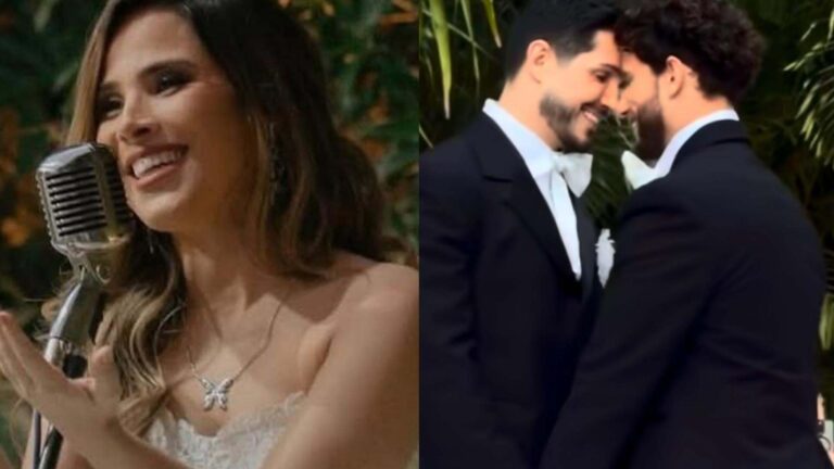 Roupa branca de Wanessa em casamento de amigos causa polêmica: ‘Vestida de noiva?’