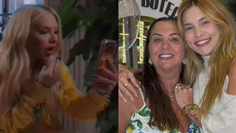 Virginia perde a paciência e dá bronca na mãe: ‘Não pode’