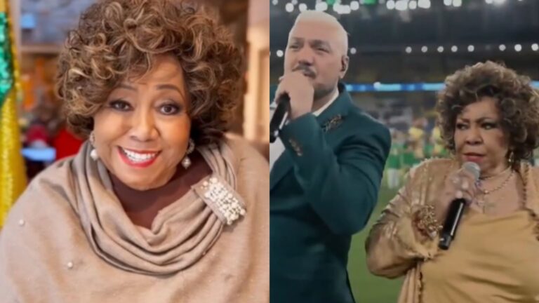 Alcione rebate críticas após cantar Hino Nacional com Belo e web não perdoa: ‘Mico’