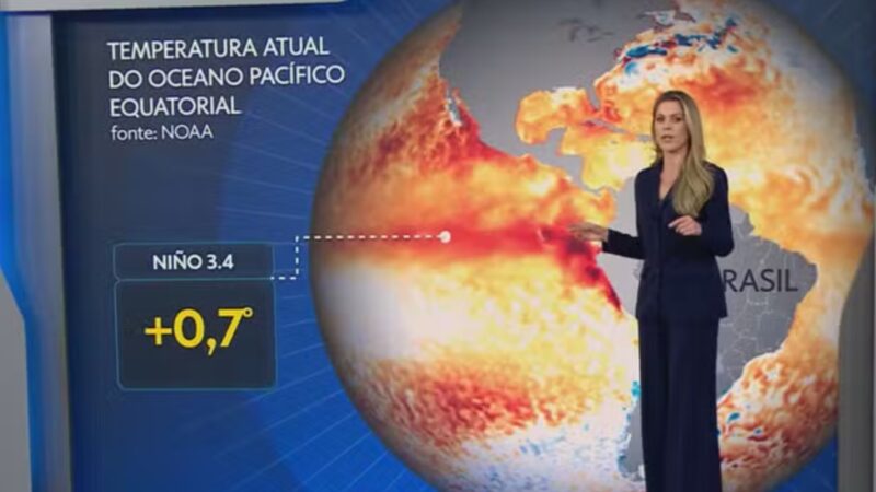 Alerta sobre o El Niño - Reprodução/Globo