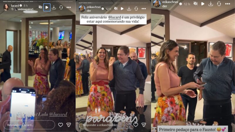 Aniversário da esposa de Faustão - Reprodução/Instagram