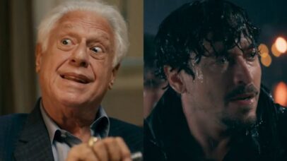 Arthur (Antonio Fagundes) e Carlos (Jesuíta Barbosa) de Quem Ama Cuida