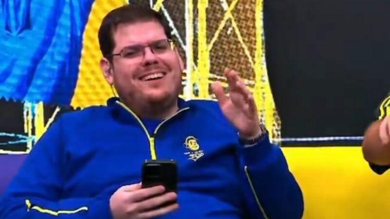 Casimiro debochou da TV Globo na Cazé TV
