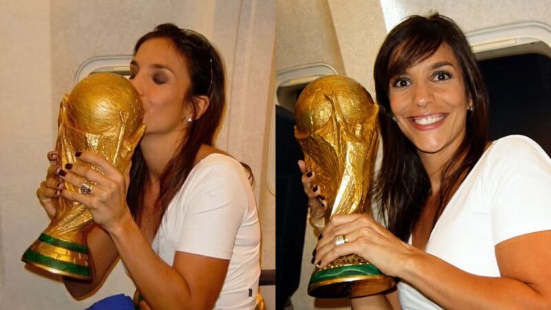 Ivete Sangalo resgata foto rara beijando a taça da Copa do Mundo e agita torcida: 'Pra cima' - Reprodução/Instagram