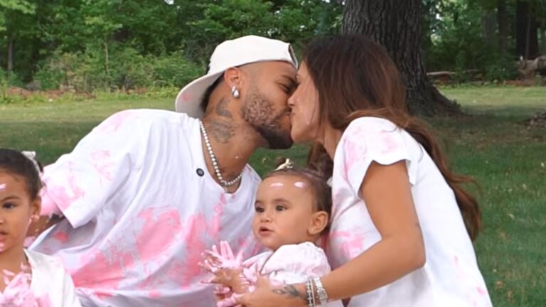 Barrada? Ausência da filha de Neymar Jr. em anúncio de nova gravidez gera repercussão