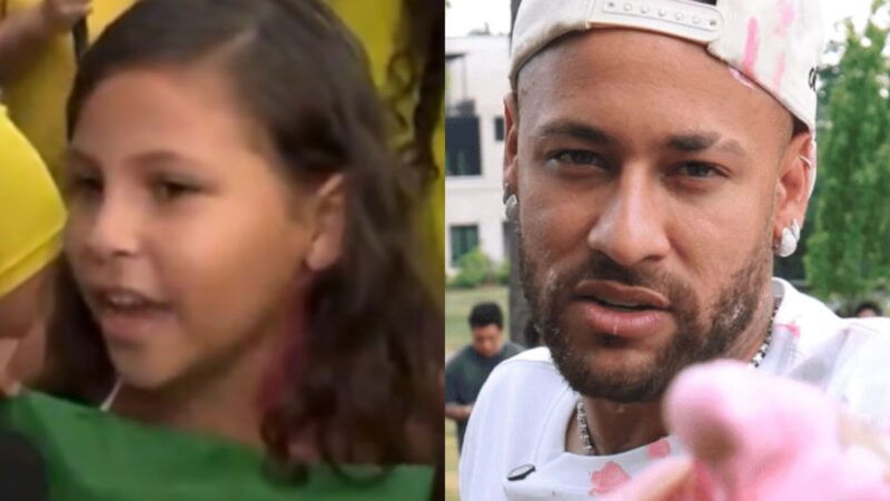 Criança faz piada sobre Neymar ao vivo na Globo e arranca risadas antes de jogo do Brasil - Reprodução/YouTube
