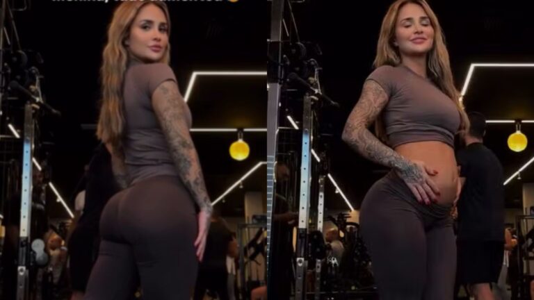 Grávida, Bruna Rotta mostra mudanças no corpo e rebate críticas após separação de Kauã Elias