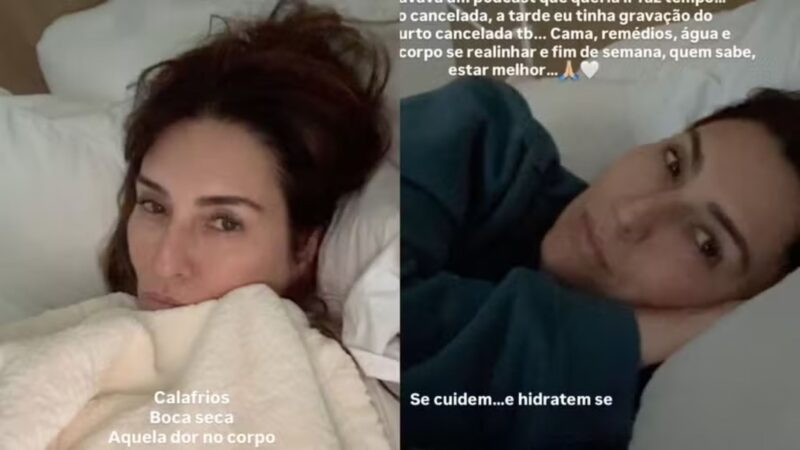 Fernanda Paes Leme sofre mal-estar, é hospitalizada e cancela agenda - Reprodução/Instagram