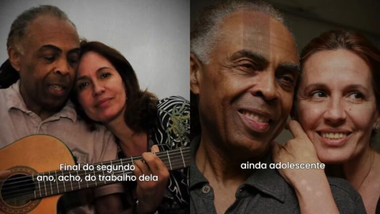 Gilberto Gil celebra 66 anos de Flora com declaração emocionante: ‘Mais de 40 anos’