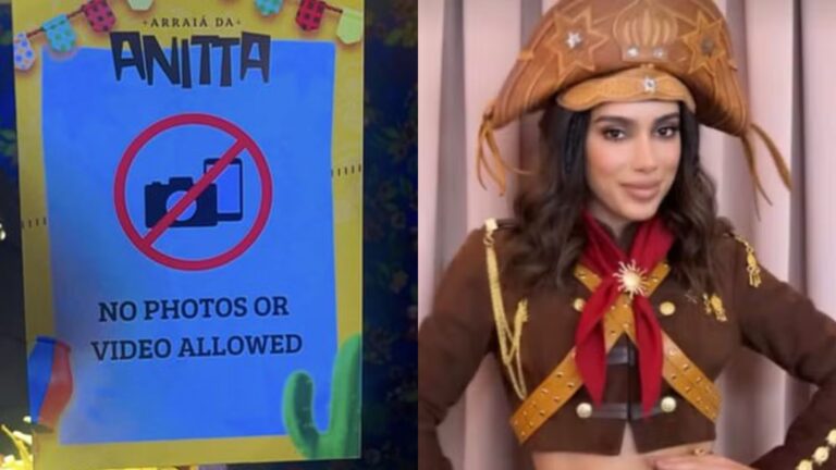 Proibido celular? Convidados burlam regra de Anitta em Arraiá secreto e fotos de mansão vazam