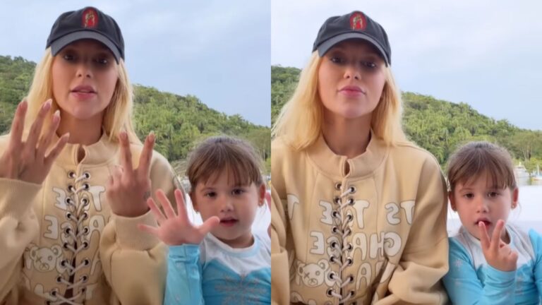 Mini Virginia? Filha da influenciadora surge em trend e tamanho choca fãs: ‘Vai com calma’