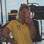 Virginia Fonseca exibe supercoxas nos EUA e entrega bastidores de pré-jogo do Brasil