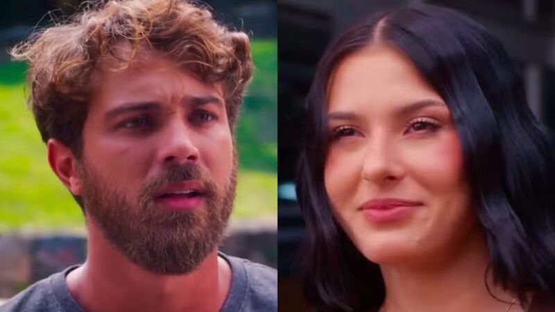 Ana Castela usa disfarce para fugir da imprensa e dá beijo apaixonado em Gael - Foto: Globo