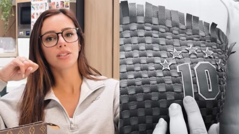 Bruna Biancardi exibe looks exclusivos para a Copa do Mundo e surpreende com peça de 160 horas — Foto: Reprodução/Youtube e Reprodução/Instagram